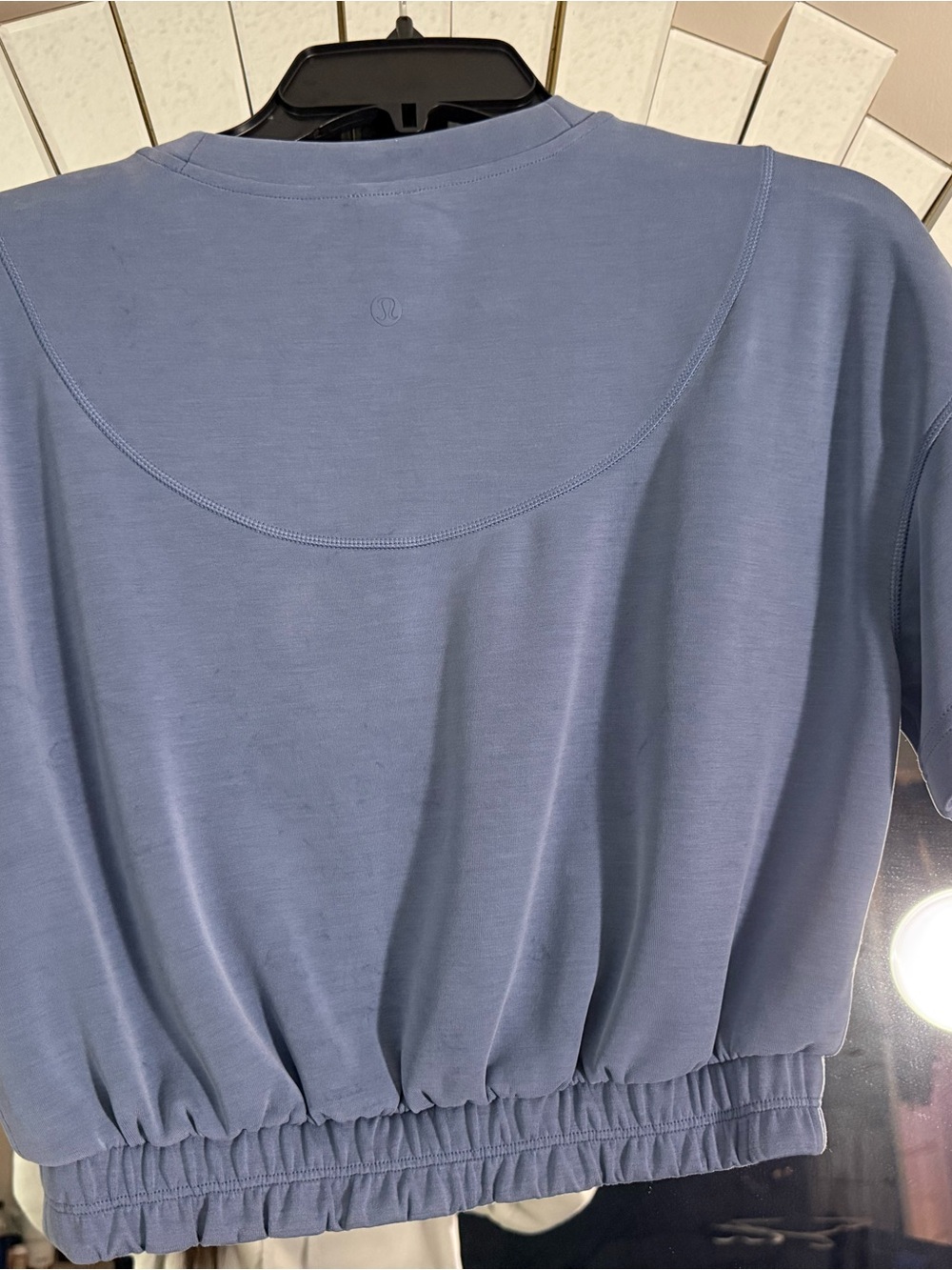lululemon athletica Crop Top — Dusty Blue - Picture 3 of 3